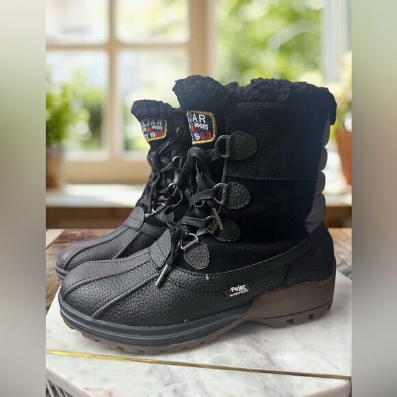 PAJAR Canada Winter Snow Insulated Waterproof Boots Size 8 to 8.5 EU 41 - Picture 5 of 16
